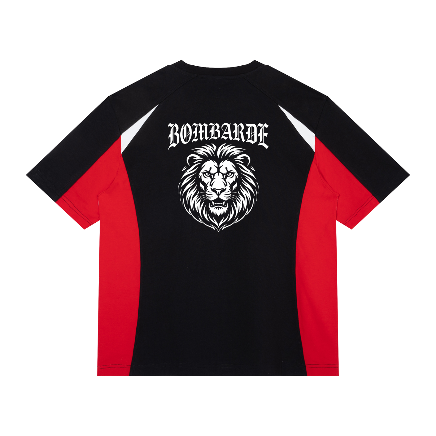 Bombardé Lion Scratch Unisex Color Block Raglan T-Shirt