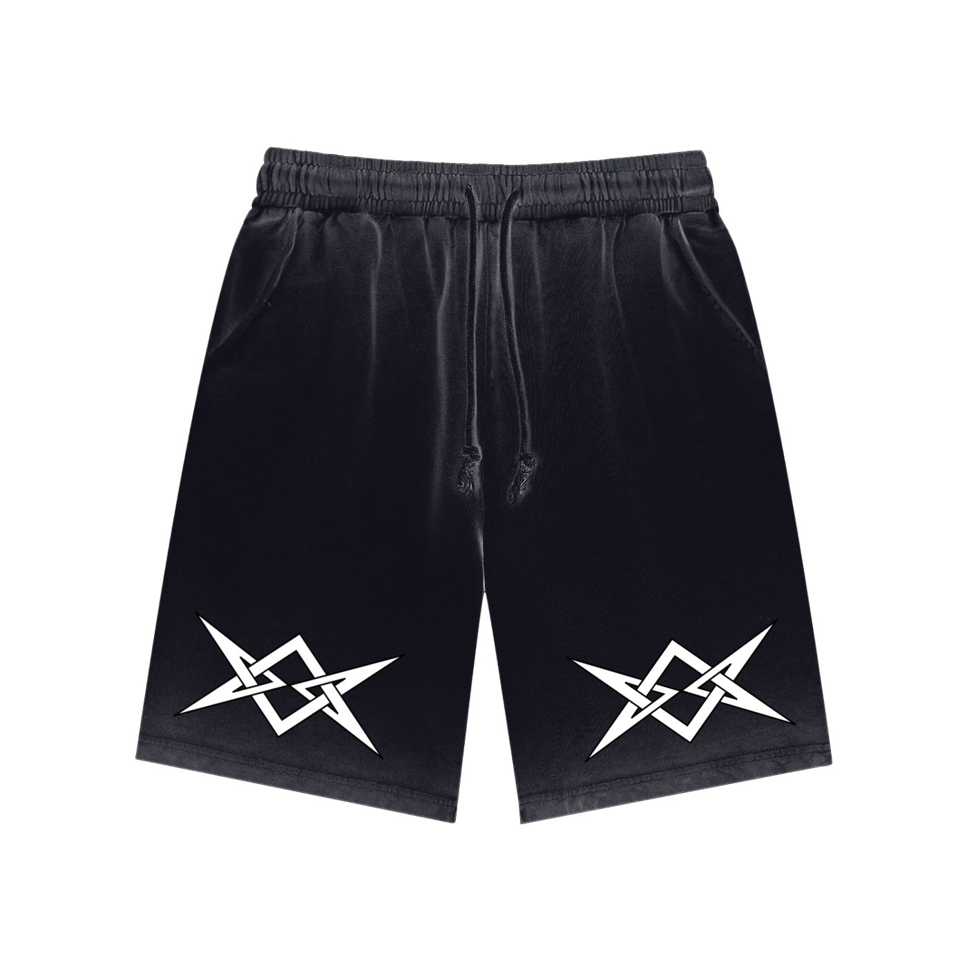 Bombardé Reverse Dyed Loose Cotton Sweatshorts