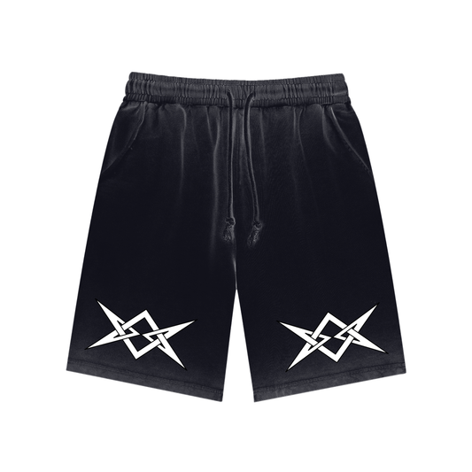 Bombardé Reverse Dyed Loose Cotton Sweatshorts