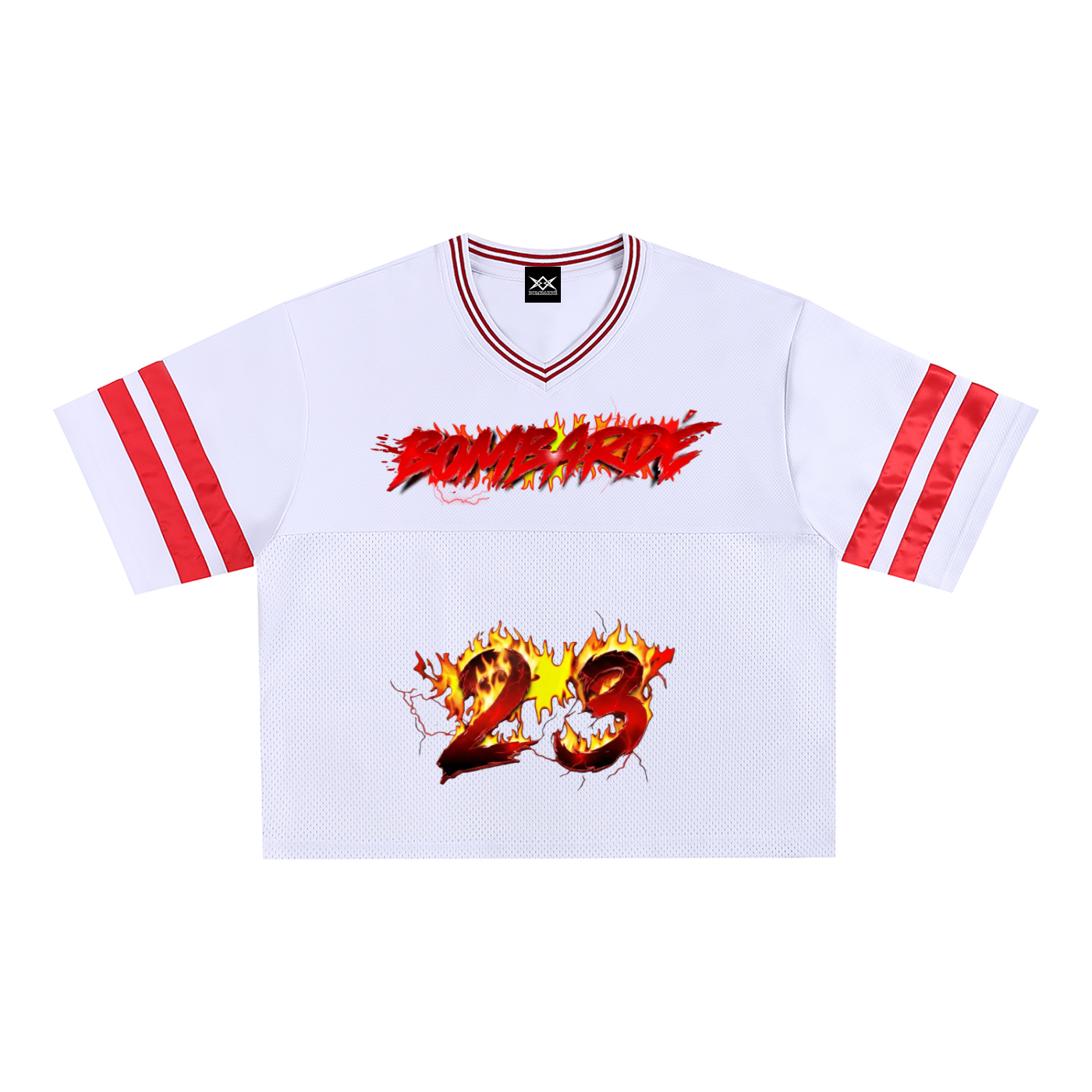 Bombardé Taped Mesh Boxy Football Jersey