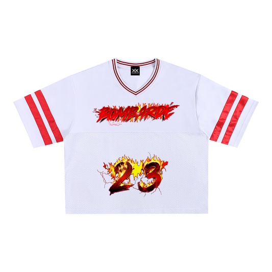 Bombardé Taped Mesh Boxy Football Jersey