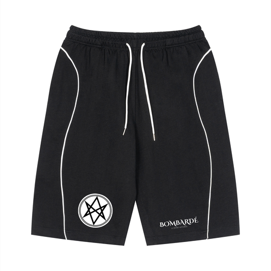 Bombardé Unisex Piping Drawstring Shorts