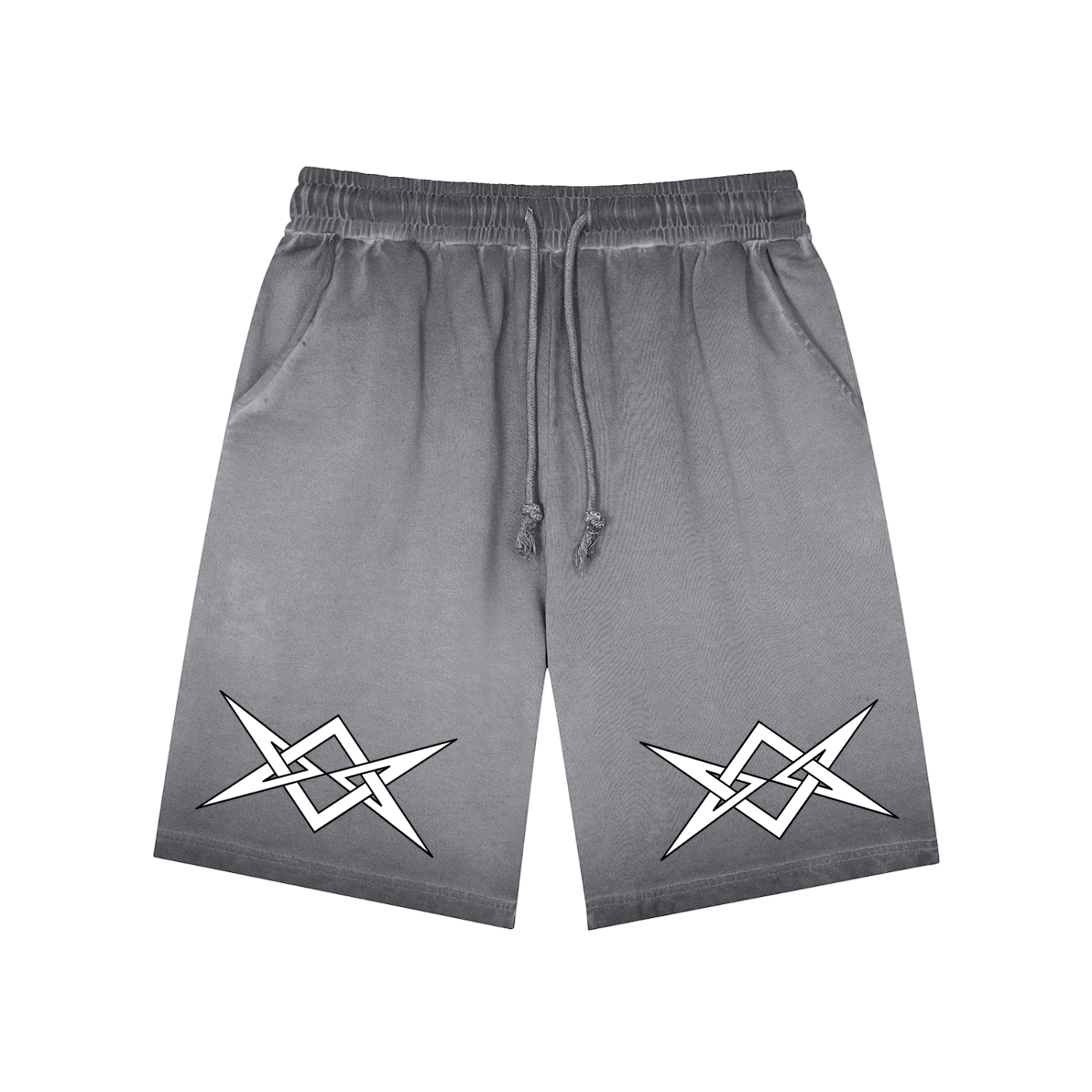 Bombardé Reverse Dyed Loose Cotton Sweatshorts